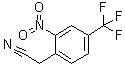structure of CAS# 13544-06-4, 2-硝基-4-(三氟甲基)苯乙腈