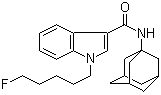 1-(5-氟戊基)-N-金刚烷-1-基-1H-吲哚-3-甲酰胺分子结构 (CAS 1354631-26-7)
