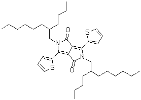 2,5-二(2-丁基辛基)-3,6-二(噻吩-2-基)吡咯并[3,4-c]吡咯-1,4(2H,5H)-二酮分子结构 (CAS 1354631-87-0)