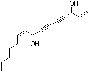 (3S,8R,9Z)-1,9-十五碳二烯-4,6-二炔-3,8-二醇分子结构 (CAS 1354638-93-9)
