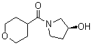 [(3S)-3-羟基-1-吡咯烷基](四氢-2H-吡喃-4-基)甲酮分子结构 (CAS 1354691-47-6)