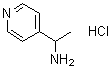 alpha-甲基-4-吡啶甲胺盐酸盐分子结构 (CAS 1354940-90-1)
