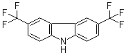 3,6-Bis(trifluoromethyl)-9H-carbazole molecular structure (CAS 1355001-50-1)
