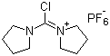 structure of CAS# 135540-11-3, 1-(Chloro-1-pyrrolidinylmethylene)pyrrolidinium hexafluorophosphate