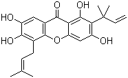 根皮含柘树咕吨酮 L分子结构 (CAS 135541-40-1)
