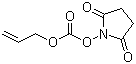 structure of CAS# 135544-68-2, 烯丙基琥珀酰亚胺基碳酸酯