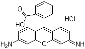 structure of CAS# 13558-31-1, Rhodamine 110 chloride