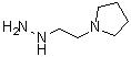 1-(2-肼基乙基)吡咯烷分子结构 (CAS 13562-40-8)