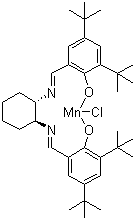 structure of CAS# 135620-04-1, (S,S)-雅可布逊催化剂氯化锰络合物