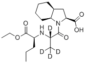 structure of CAS# 1356929-58-2, Perindopril-d4