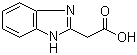 1H-苯并咪唑-2-乙酸分子结构 (CAS 13570-08-6)