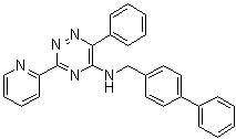 N-([1,1'-联苯]-4-基甲基)-6-苯基-3-(2-吡啶基)-1,2,4-三嗪-5-胺分子结构 (CAS 1357171-62-0)