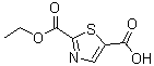 2-(乙氧羰基)噻唑-5-羧酸分子结构 (CAS 1357247-55-2)