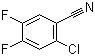 structure of CAS# 135748-34-4, 2-Chloro-4,5-difluorobenzonitrile