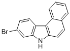 9-溴-7H-苯并[c]咔唑分子结构 (CAS 1357572-66-7)