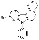 structure of CAS# 1357572-67-8, 9-溴-7-苯基-7H-苯并[c]咔唑