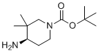 structure of CAS# 1357600-61-3, (R)-叔-丁基4-氨基-3,3-二甲基哌啶-1-羧酸酯