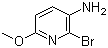 3-氨基-2-溴-6-甲氧基吡啶分子结构 (CAS 135795-46-9)