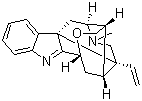 CAS # 1358-76-5, Koumine, (3R,7alpha,20alpha)-1,2,18,19-Tetradehydro-3,17-epoxy-7,20(2H,19H)cyclovobasan