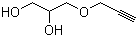 1-丙炔基甘油醚分子结构 (CAS 13580-38-6)