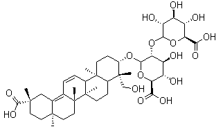 甘草皂甙 K2分子结构 (CAS 135815-61-1)