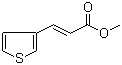 3-(3-噻吩基)丙烯酸甲酯分子结构 (CAS 135835-43-7)