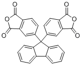 structure of CAS# 135876-30-1, 5,5'-(9H-芴-9,9-二基)双(2-苯并呋喃-1,3-二酮)
