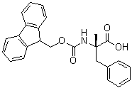 structure of CAS# 135944-05-7, N-[(9H-Fluoren-9-ylmethoxy)carbonyl]-alpha-methyl-L-phenylalanine
