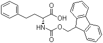 Fmoc-D-高苯丙氨酸分子结构 (CAS 135944-09-1)