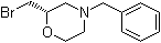 (2S)-2-(溴甲基)-4-苄基吗啉分子结构 (CAS 1359658-50-6)
