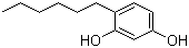 structure of CAS# 136-77-6, 4-Hexylresorcinol