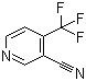 structure of CAS# 13600-43-6, 4-(Trifluoromethyl)nicotinonitrile