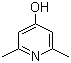 2,6-二甲基-4-羟基吡啶分子结构 (CAS 13603-44-6)