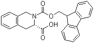 N-芴甲氧羰基-L-1,2,3,4-四氢异喹啉-3-甲酸分子结构 (CAS 136030-33-6)