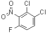 1,2-二氯-4-氟-3-硝基苯分子结构 (CAS 1360438-72-7)