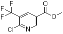 6-氯-5-(三氟甲基)-3-吡啶羧酸甲酯分子结构 (CAS 1360952-35-7)