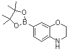 structure of CAS# 1361110-64-6, 3,4-Dihydro-7-(4,4,5,5-tetramethyl-1,3,2-dioxaborolan-2-yl)-2H-1,4-benzoxazine