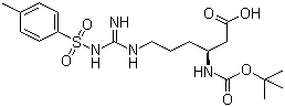 structure of CAS# 136271-81-3, N-Boc-N'-对甲苯磺酰基-L-beta-高精氨酸
