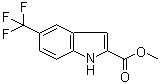 structure of CAS# 1362860-89-6, 5-三氟甲基-1H-吲哚-2-羧酸甲酯