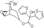 Tiotropium bromide molecular structure (CAS 136310-93-5)