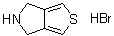 structure of CAS# 1363166-04-4, 5,6-Dihydro-4H-thieno[3,4-c]pyrrole hydrobromide