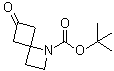 6-氧代-1-氮杂螺[3.3]庚烷-1-羧酸叔丁酯分子结构 (CAS 1363380-93-1)