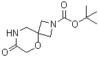 7-氧代-5-氧杂-2,8-二氮杂螺[3.5]壬烷-2-羧酸叔丁酯分子结构 (CAS 1363381-20-7)