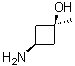 顺式-3-氨基-1-甲基环丁醇分子结构 (CAS 1363381-58-1)