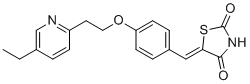 吡格列酮 EP 杂质B分子结构 (CAS 136401-69-9)