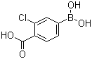 structure of CAS# 136496-72-5, 4-羧基-3-氯苯硼酸