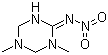 1,5-二甲基-2-硝基亚氨基六氢-1,3,5-三嗪分子结构 (CAS 136516-16-0)