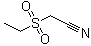 (乙基磺酰基)乙腈分子结构 (CAS 13654-62-1)
