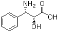 (2R,3S)-3-苯基异丝氨酸分子结构 (CAS 136561-53-0)
