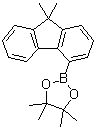 2-(9,9-二甲基-9H-芴-4-基)-4,4,5,5-四甲基-1,3,2-二氧硼杂环戊烷分子结构 (CAS 1365692-79-0)